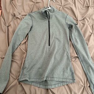 Grey nike half zip up